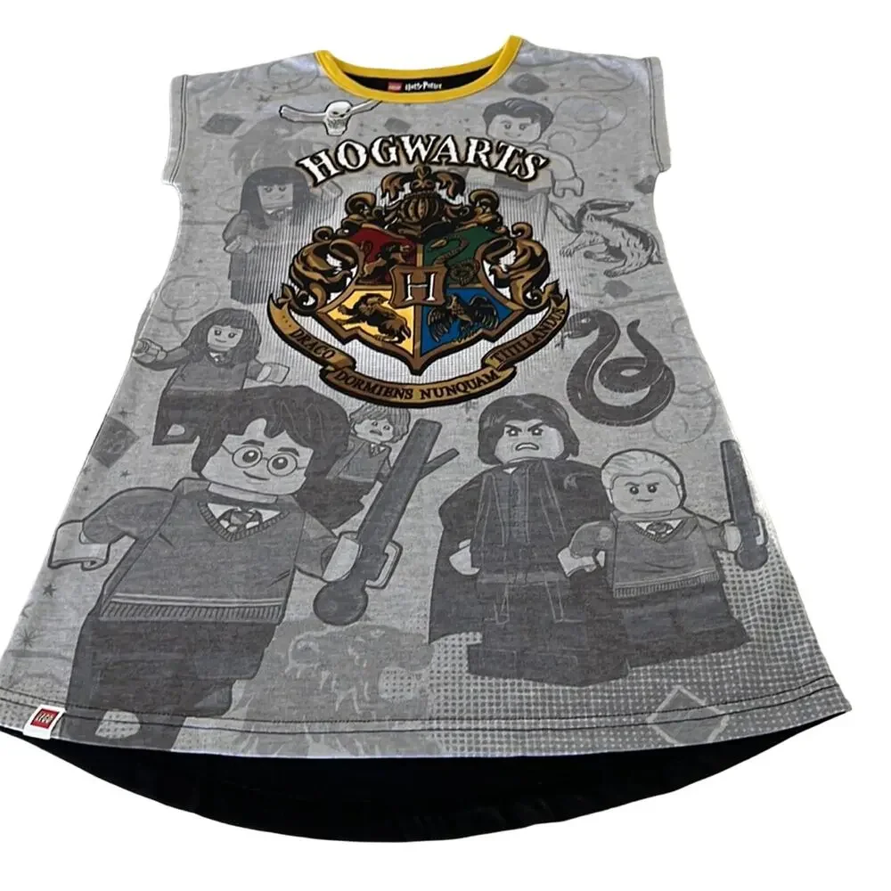 LEGO Harry Potter Hogwarts Girls 6/6X Knit Nightgown Pullover